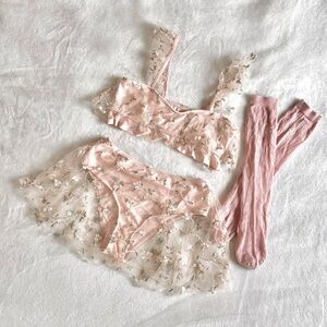 ✨ 2-pc woodland fairy swim set S